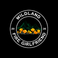 Black Crew Girlfriend Sweatshirt: He's in the Forest