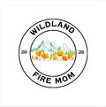 Wildland Fire Mom Gray Crew Sweatshirt: He's in the Forest
